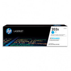 HP 203X CF541X Toner Cyan grande capacité Authentique pour HP Color LaserJet Pro M254 / M280 / M281