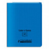 OXFORD C9 Cahier 24x32, 48 pages, 90g, Seyès, couverture polypro Bleue avec rabat