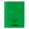 OXFORD C9 Cahier 24x32, 48 pages, 90g, Seyès, couverture polypro Vert avec rabat