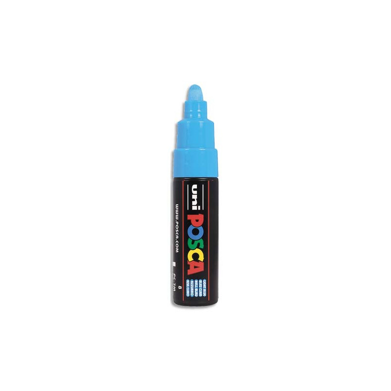UNI POSCA Marqueur Bleu clair PC7M BC