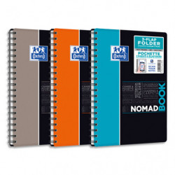 OXFORD Nomadbook 160 pages (couverture PP), 5x5 (technologie réglure SCRIBZEE). Format B5