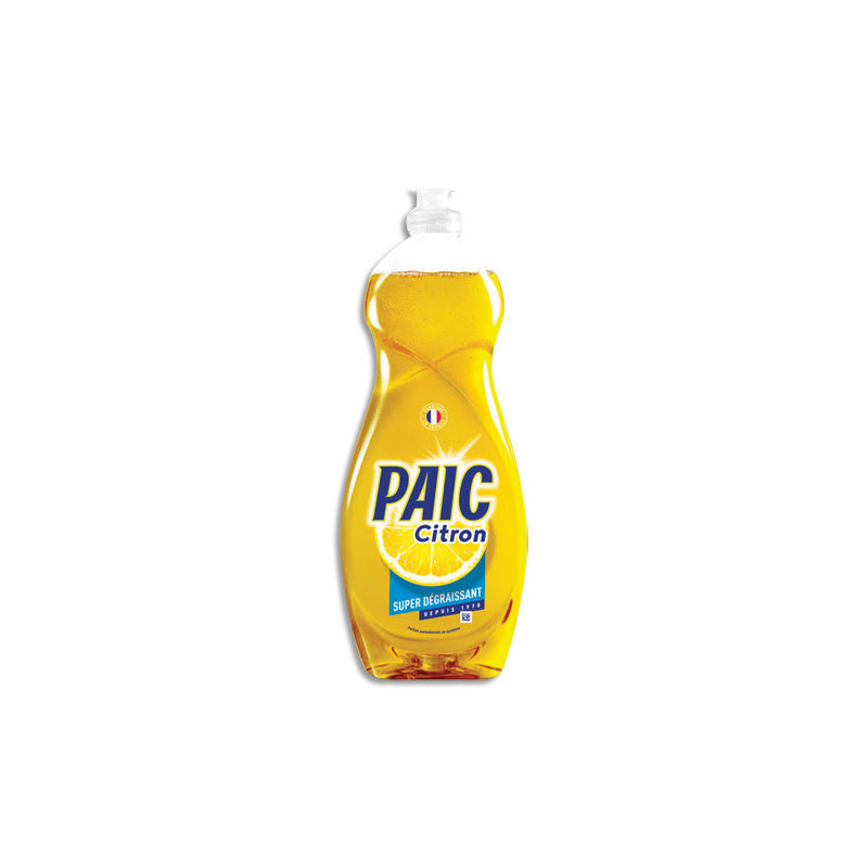 PAIC CITRON Flacon de 750 ml de liquide vaisselle main parfumé citron