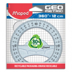 MAPED Geometric - Rapporteur 12 cm - 360°