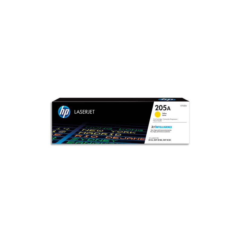 HP 205A CF532A Toner Jaune Authentique pour HP Color LaserJet Pro M180 / M181