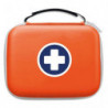 LABORATOIRES ESCULAPE Trousse de secours Orange, 2 compartiments intérieur transparent, pour 10 personnes