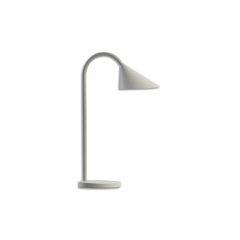 UNILUX Lampe à LED Sol 4W. Bras flexible Interrupteur sur cordon. H: 45cm 20000h 100lm/W Classe A. Blanc