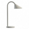 UNILUX Lampe à LED Sol 4W. Bras flexible Interrupteur sur cordon. H: 45cm 20000h 100lm/W Classe A. Blanc