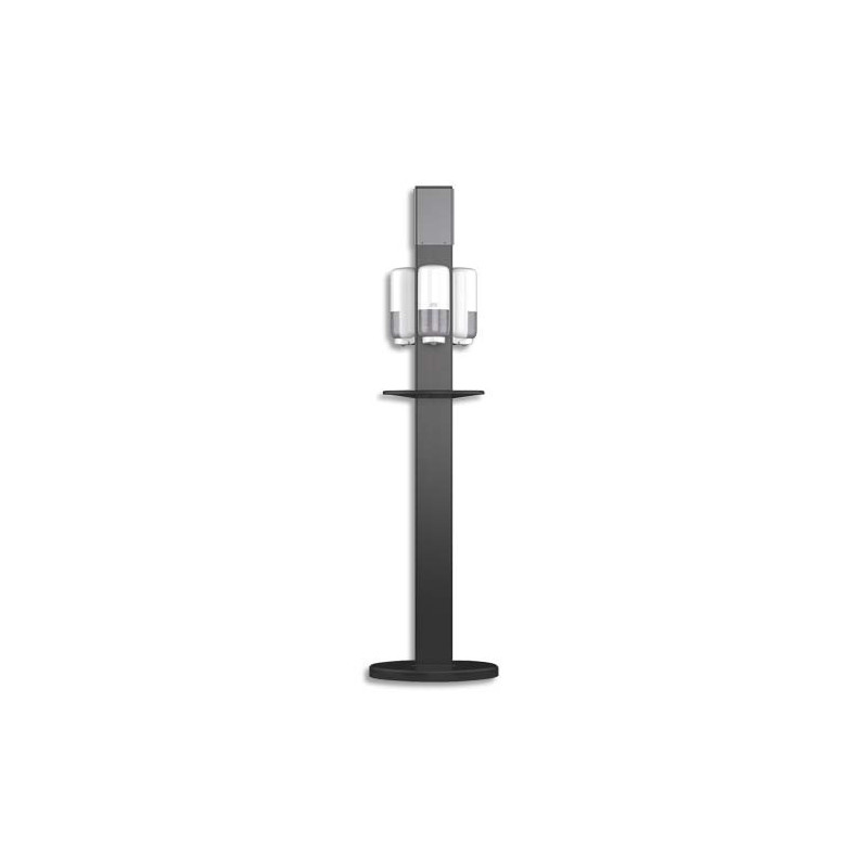 TORK Stand pour Distributeurs Gels hydro-alcoolique et mouchoirs en aluminium Noir L45,9xH167,7xP19,5 cm