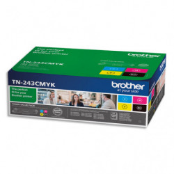 BROTHER Pack Laser 4 Couleurs TN243CMYBK