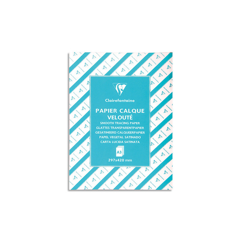 CLAIREFONTAINE Ramette de 500 feuilles de calque supérieur, format A3, 90/95g