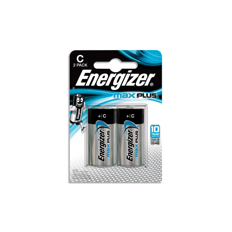 ENERGIZER Pile Max Plus C E93, pack de 2 piles