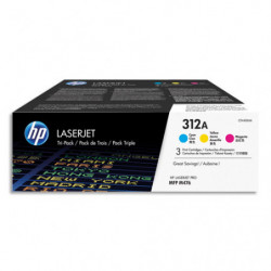 HP Pack de 3 cartouches Laser couleur 312A CF440AM