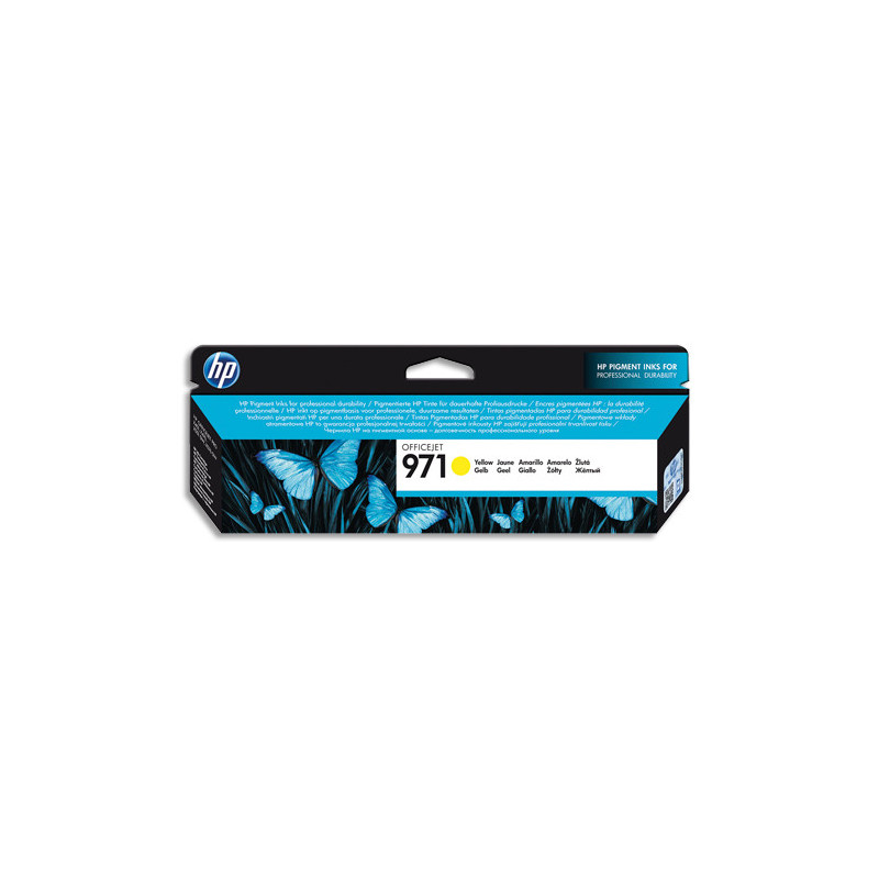 HP Cartouche Jet d'encre Jaune 971 CN624AE