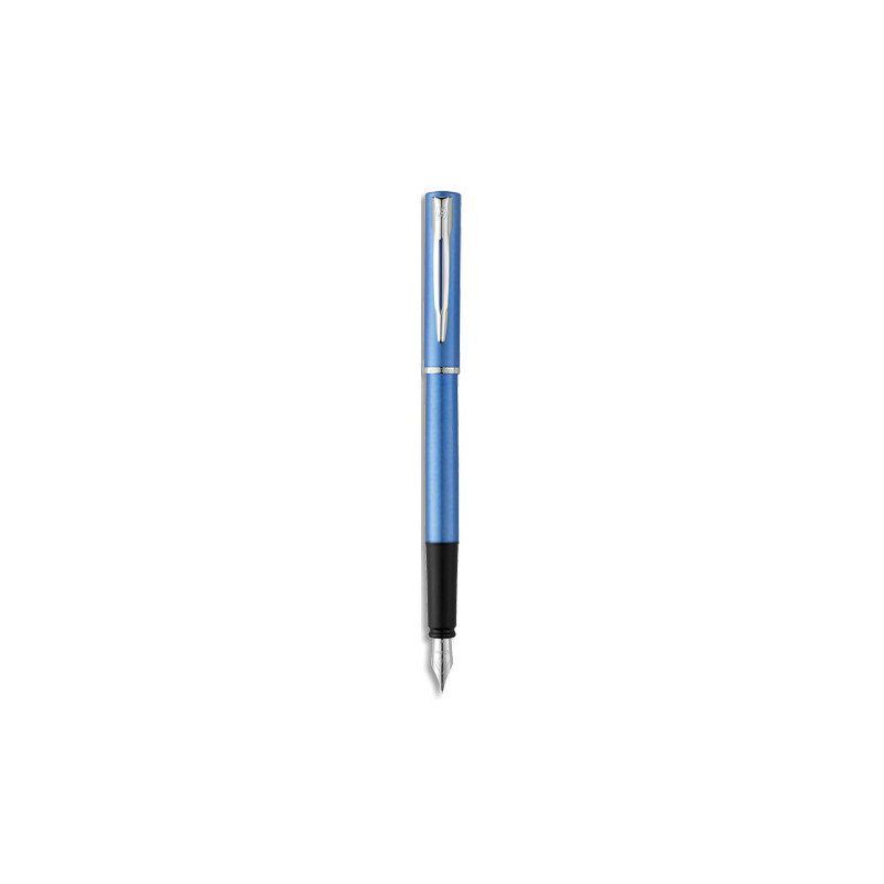 WATERMAN Stylo plume Allure Bleu, pointe moyenne encre Bleue