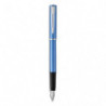 WATERMAN Stylo plume Allure Bleu, pointe moyenne encre Bleue