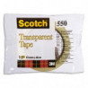 SCOTCH Ruban adhésif transparent 12mm x 66m en sachet individuel 550