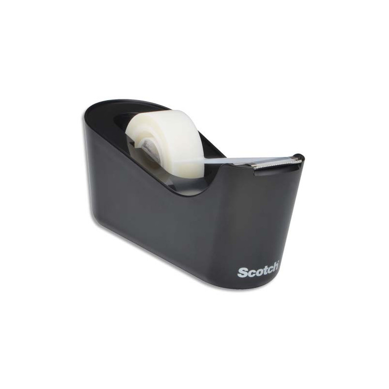 SCOTCH Dévidoir C18 Noir + 1 rouleau Magic invisible 19 mm x 33 m