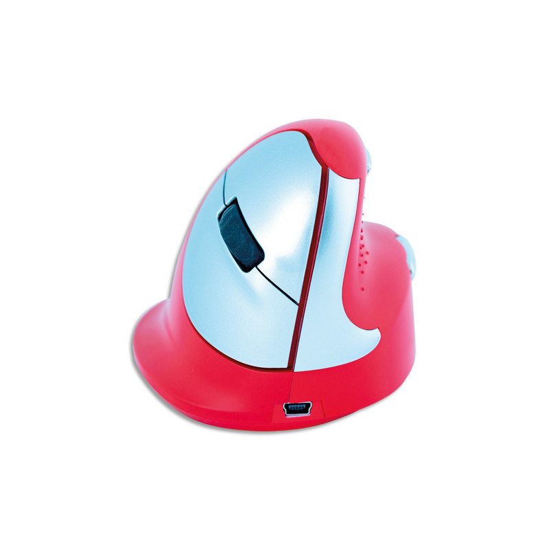 R-GO TOOLS Souris ergonomique Rouge sport gaucher RGOHEREDL