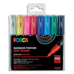 UNI Pochette de 8 marqueurs...