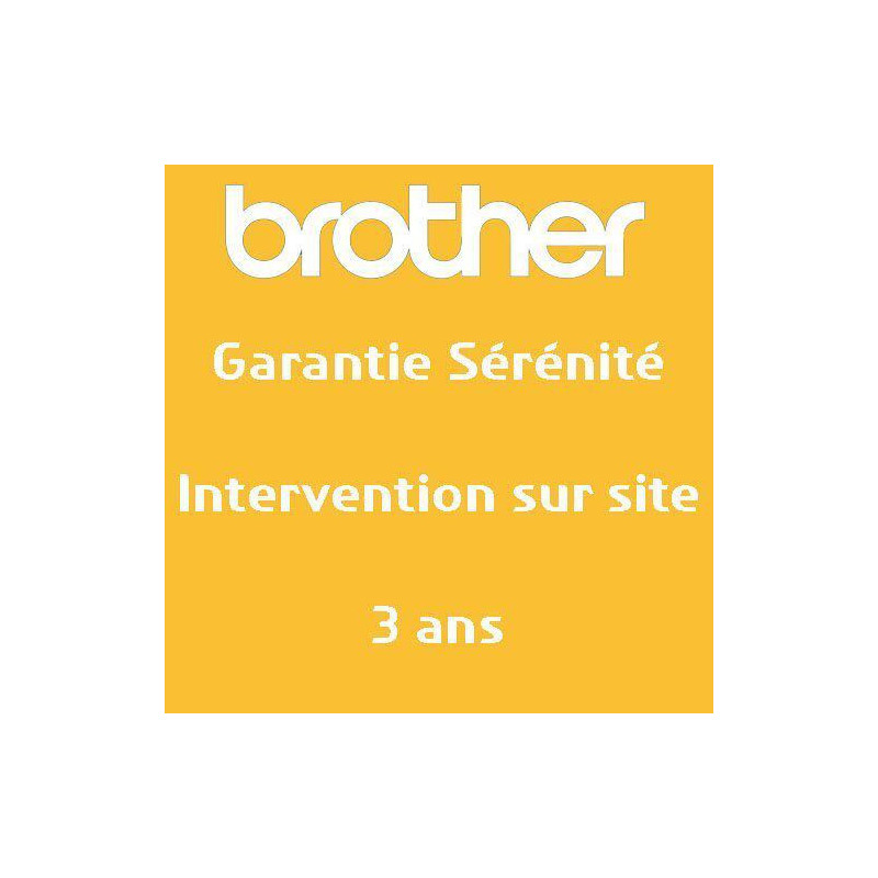 BROTHER Garantie sérénité 3 ans intervention sur site GSER3ISC