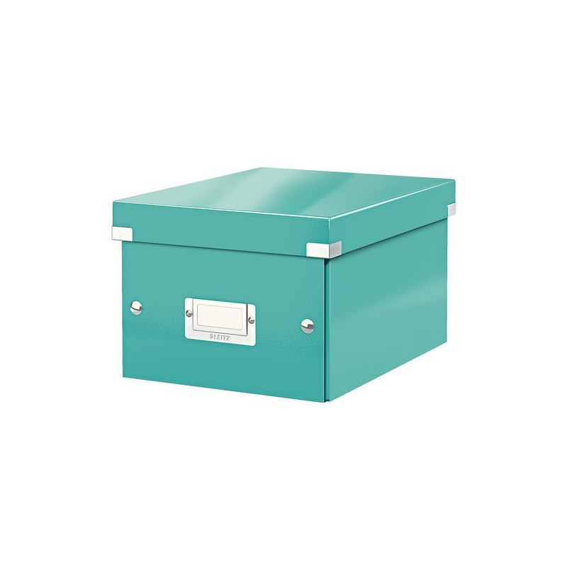 LEITZ Boîte CLICK&STORE S-Box. Format A5 - Dimensions : L216xH160xP282mm. Coloris menthe.