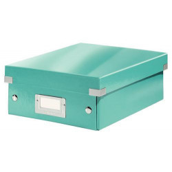 LEITZ Boîte CLICK&STORE S-Box avec compartiments amovibles. Coloris menthe.