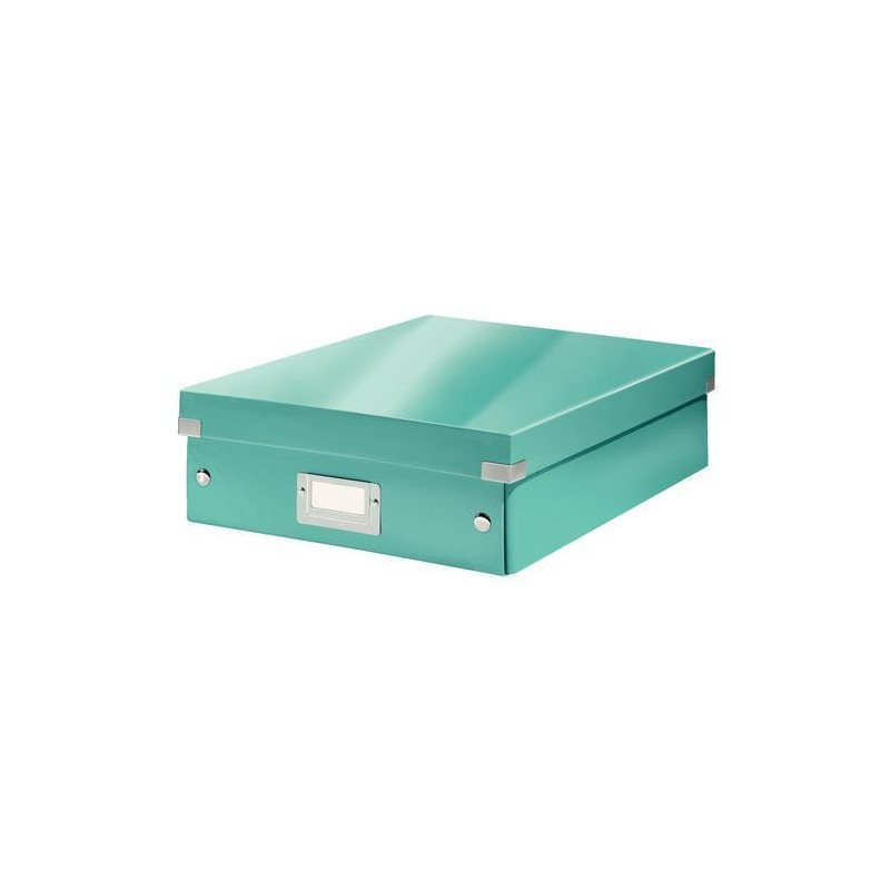 LEITZ Boîte CLICK&STORE M-Box avec compartiments amovibles. Coloris menthe.