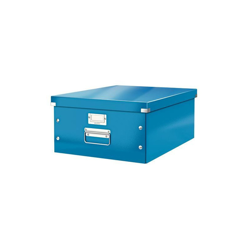 LEITZ Boîte CLICK&STORE L-Box. Format A3 - Dimensions : L36,9xH20xP48,2cm. Coloris Bleu.