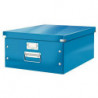 LEITZ Boîte CLICK&STORE L-Box. Format A3 - Dimensions : L36,9xH20xP48,2cm. Coloris Bleu.