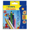 LYRA Etui de 12 crayons de couleur Triple One couleurs assorties