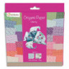AVENUE MANDARINE Pochette de 60 feuilles origami 20x20cm, 70g, recto-verso + 1 planche stickers yeux