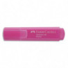 FABER CASTELL Surligneur Textliner 1546, pointe feutre biseautée, coloris pastel Rose