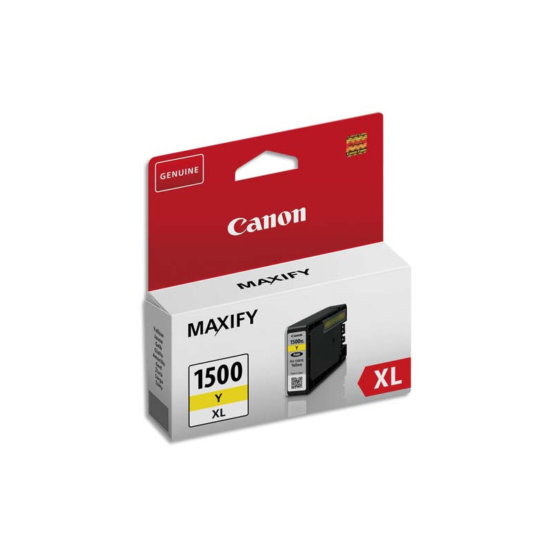 CANON Cartouche Jet d'encre Jaune PGI1500XL 9195B001