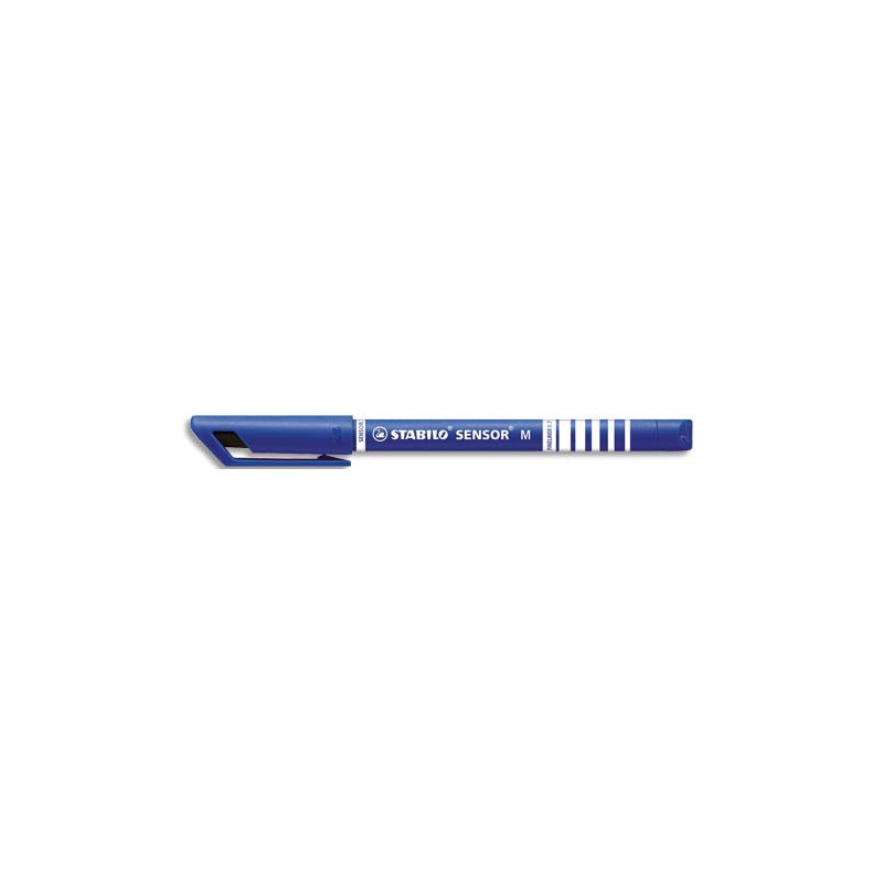 STABILO SENSOR M stylo-feutre pointe moyenne sur amortisseur (0,7 mm) - Bleu