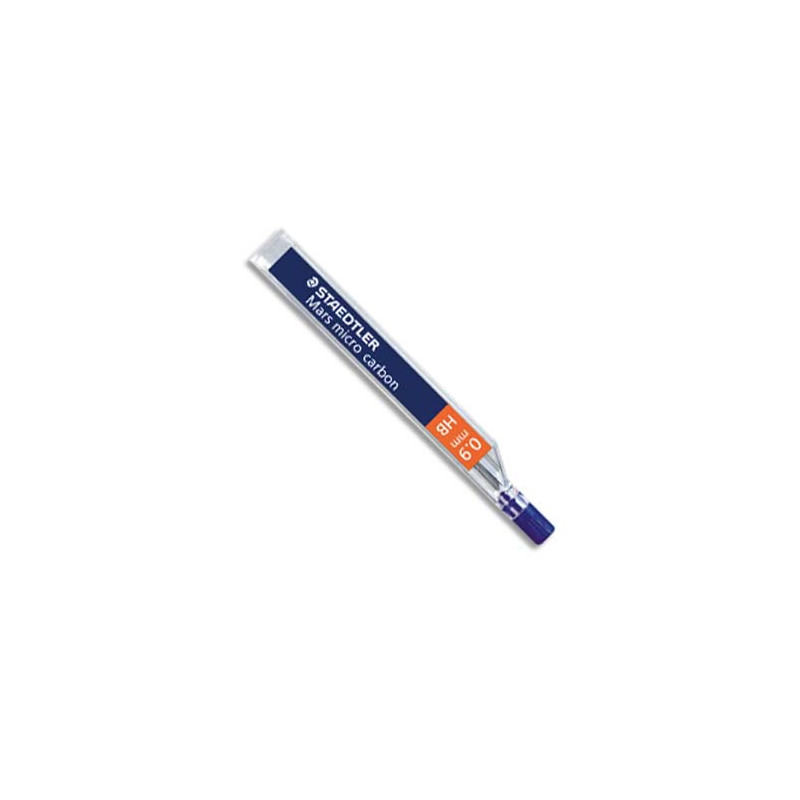STAEDTLER Etui de 12 mines 0,9 mm polycarbone haute qualité HB MARSMICRO