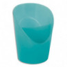 ESSELTE Pot à crayons 2 compartiments Colour'Breeze en polystyrène Bleu. Dimensions (lxhxp) : 10x12,5x9cm