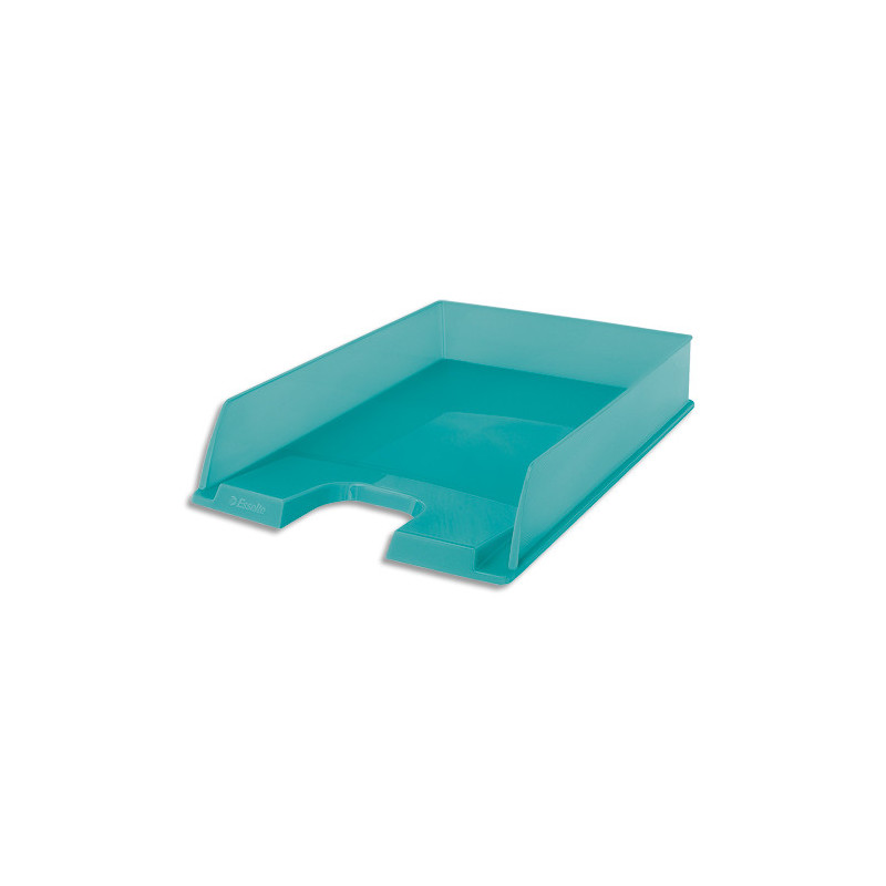 ESSELTE Corbeille à courrier Colour'Breeze Bleu. Dimensions (lxhxp) : 25,4x6,1x35cm