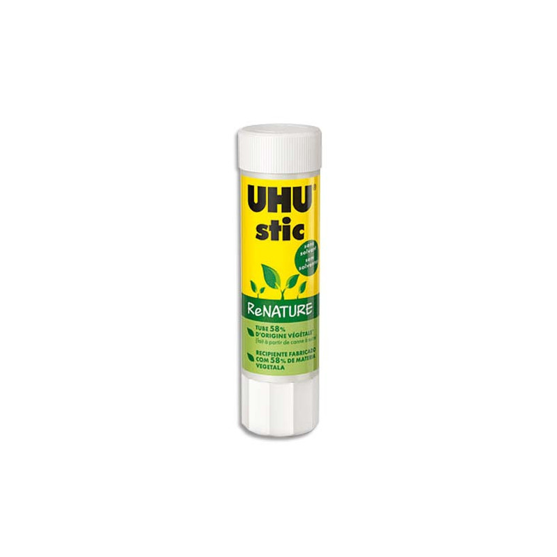 UHU Tube de colle Stic Blanc 8g ReNATURE