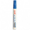 UNI-BALL Marqueur peinture huile indélébile pointe moyenne ogive corps métal coloris Bleu foncé UNI PAINT