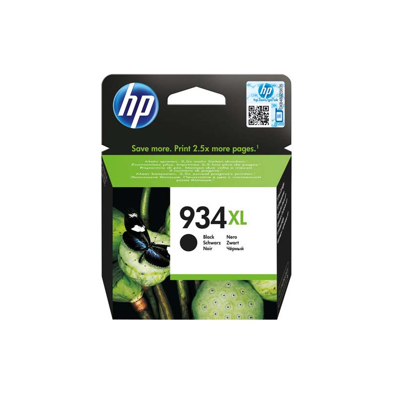 HP Cartouche Jet d'encre Noir 934XL C2P23AE