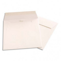 GPV Boîte de 500 enveloppes carrées Blanches 170 x 170 mm 120 g auto-adhésives 4748