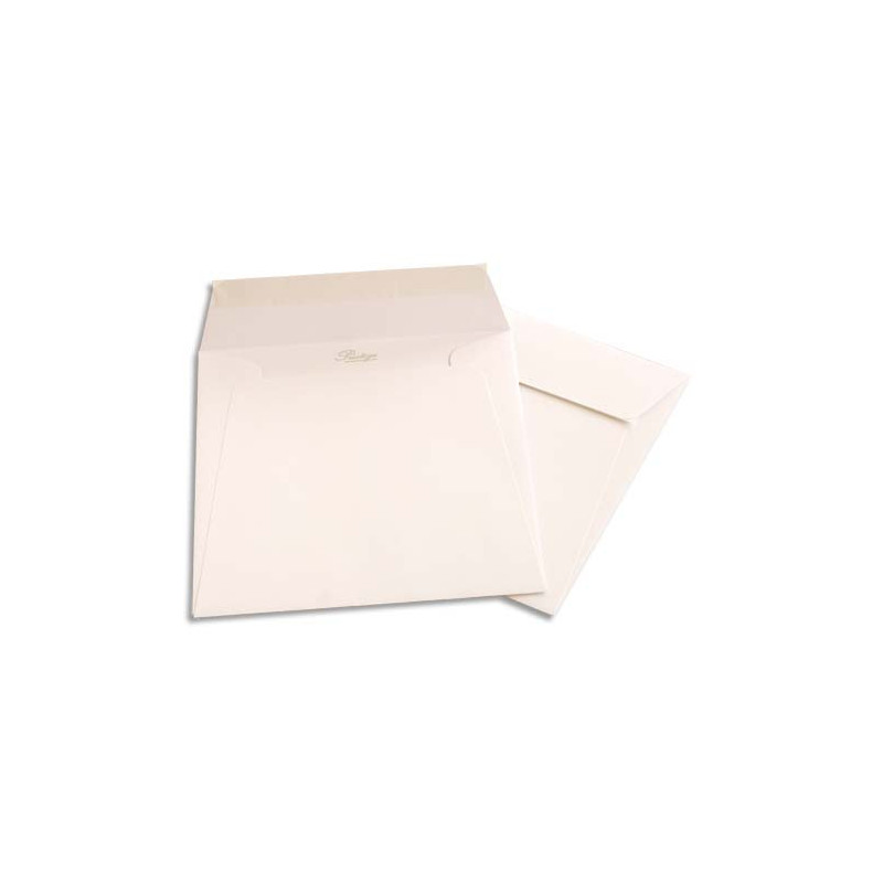 GPV Boîte de 500 enveloppes carrées Blanches 170 x 170 mm 120 g auto-adhésives 4748
