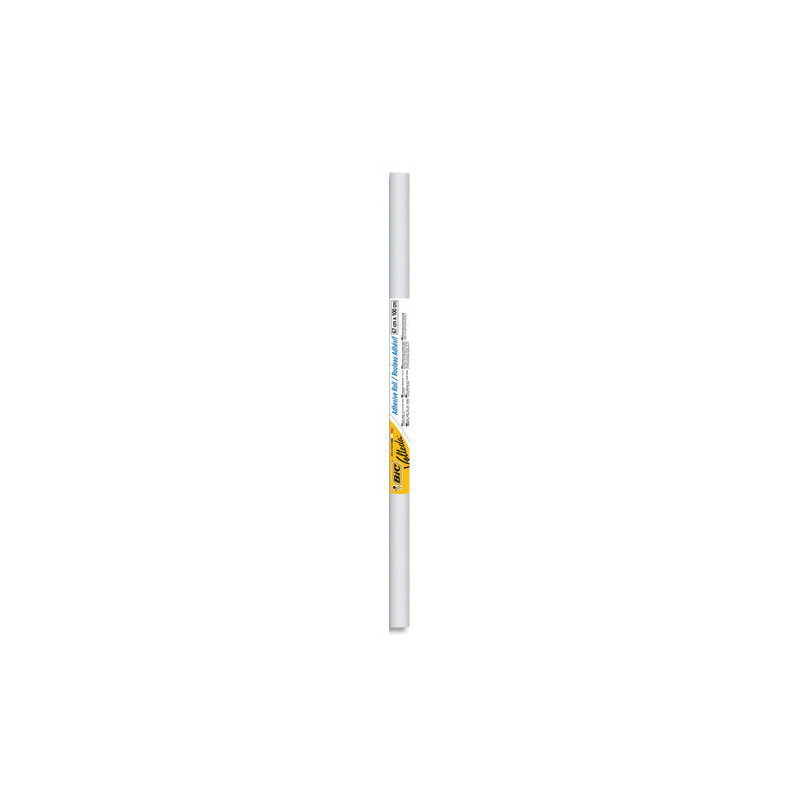 BIC Velleda Tableau Rouleau Adhésif Effaçable à Sec 67,5 cm x 100 cm - Couleur Surface Blanc, Pack x1