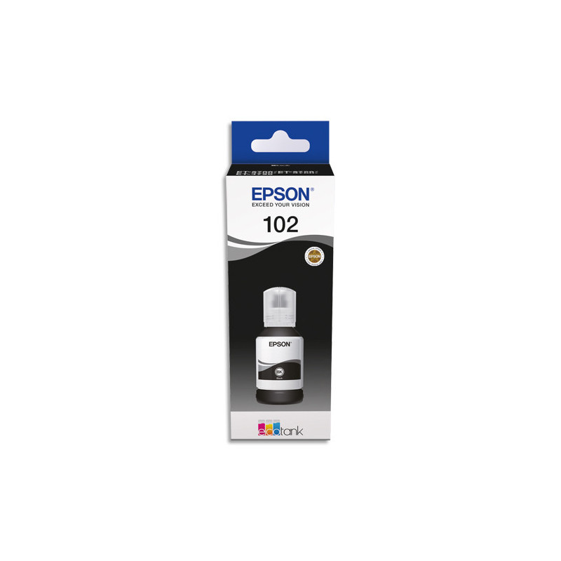 EPSON Bouteille Jet d'Encre 102 EcoTank Pigment Black - C13T03R140