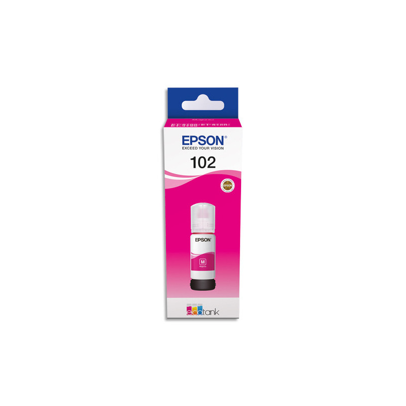 EPSON Bouteille Jet d'Encre 102 EcoTank Magenta - C13T03R340