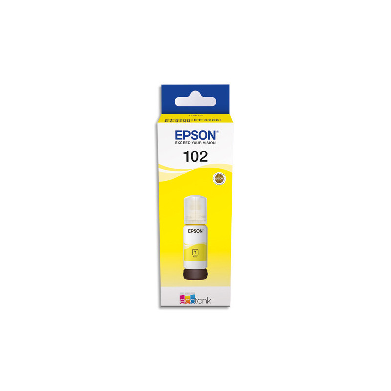 EPSON Bouteille Jet d'Encre 102 EcoTank Yellow - C13T03R440