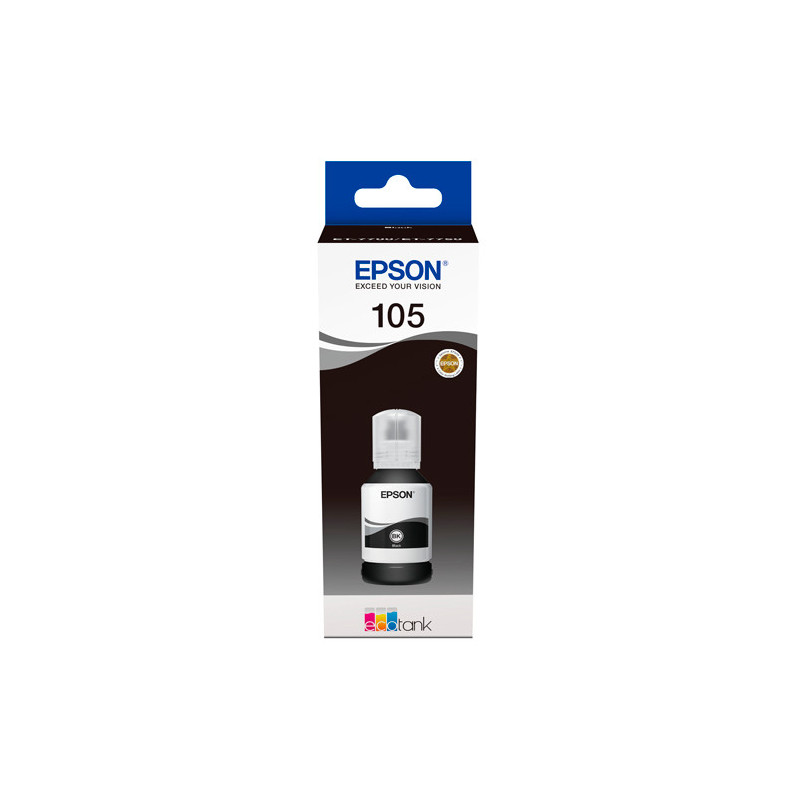 EPSON Bouteille Jet d'Encre 105 EcoTank Pigment Black - C13T00Q140