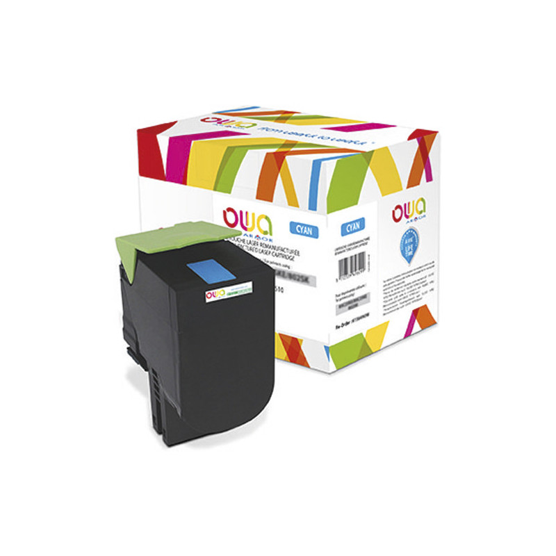 OWA Cartouche compatible Laser Cyan LEXMARK 70C2HC0 K15823OW