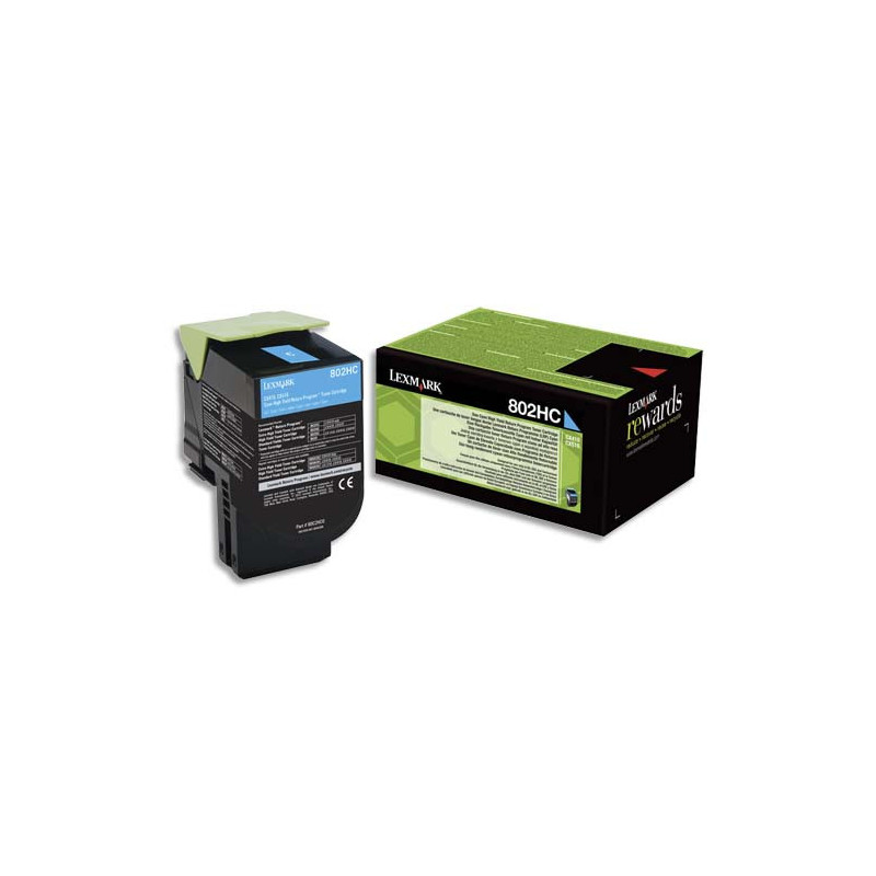 LEXMARK Toner Laser Cyan 802hc 3.000 pages retornable