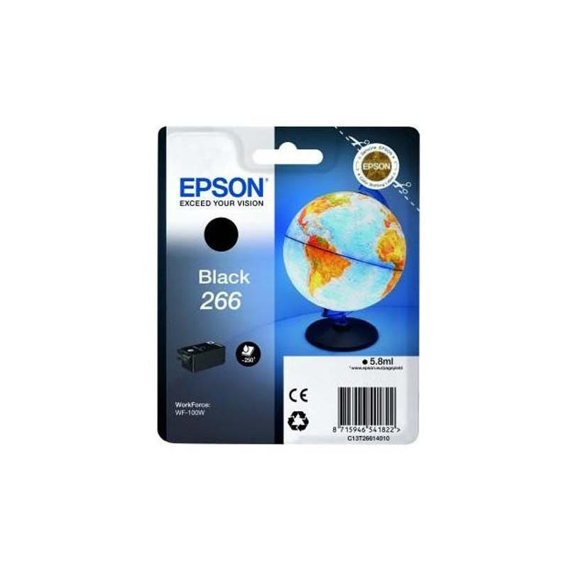 EPSON Cartouche Jet d'Encre DURABrite Ultra Noir ''Globe'' 266 - C13T26614010